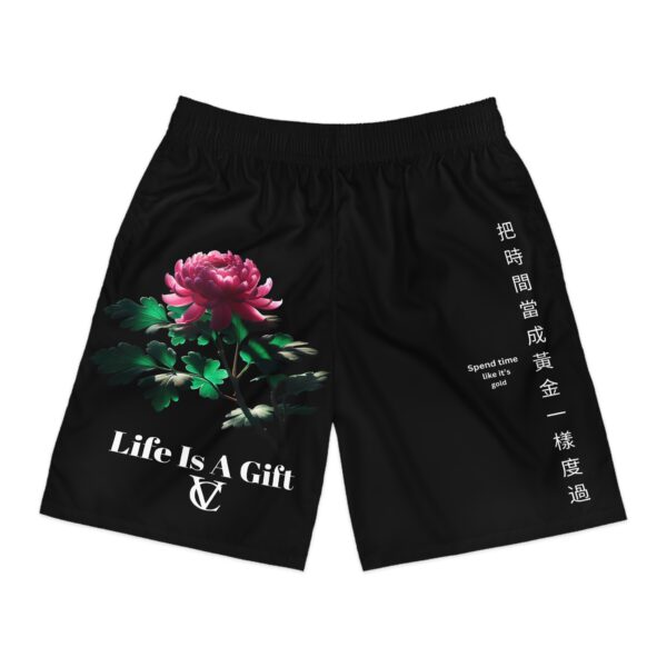 Jogger Shorts (Black) - Life Is A GIFT