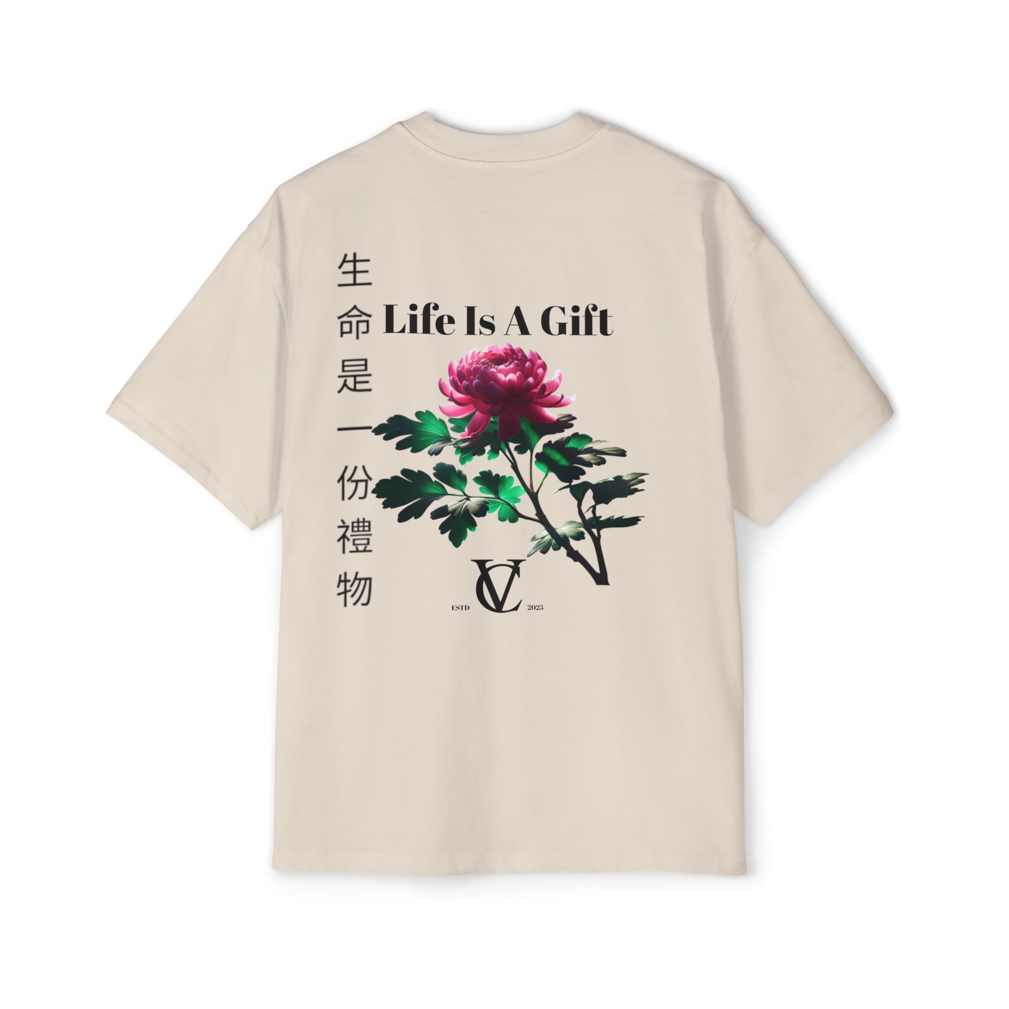Oversized Tee - Life is a gift - Image 6