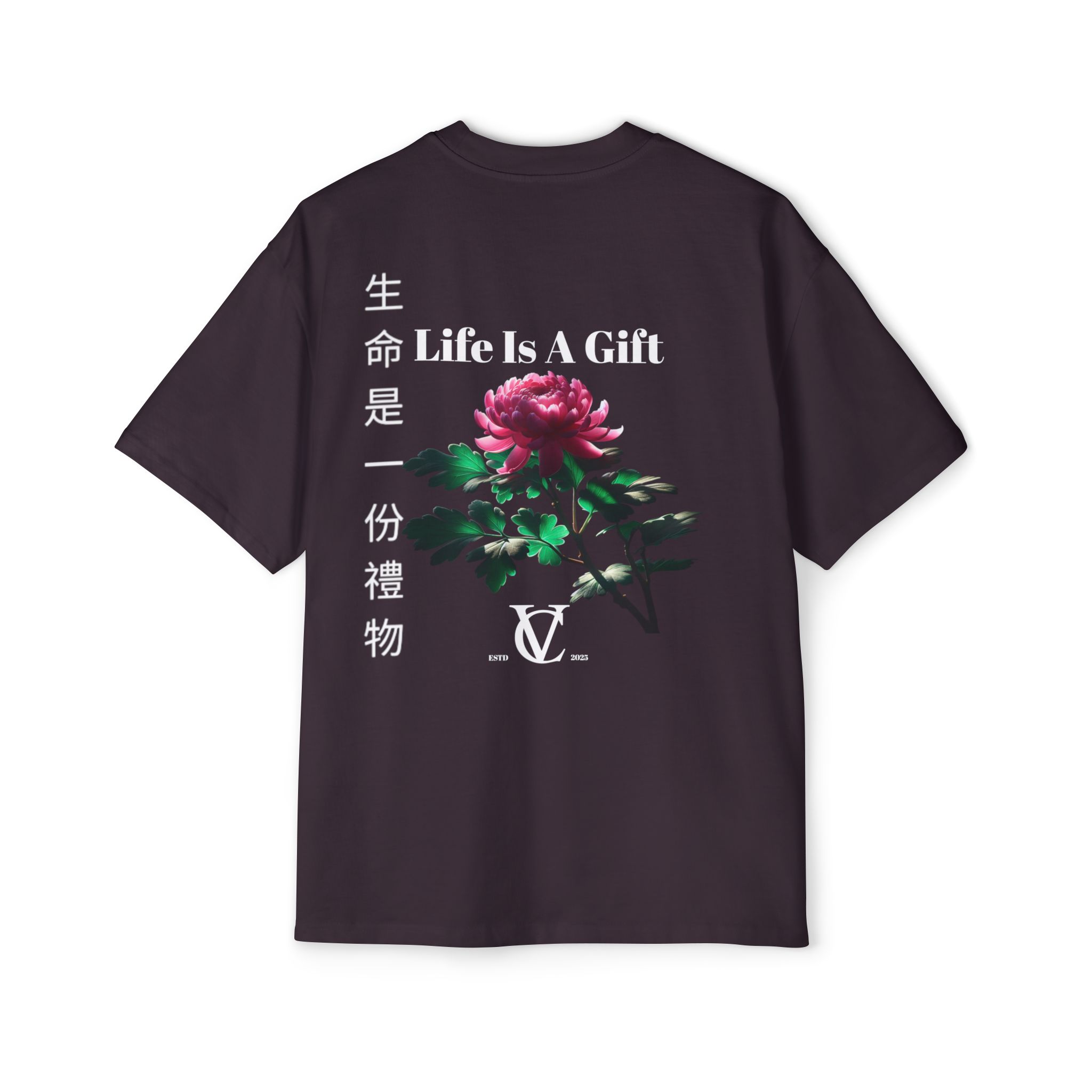 Oversized Tee - Life is a gift - Image 12