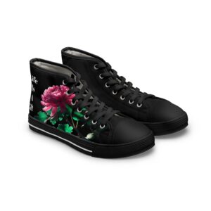 Women's High Top Sneakers (Black)