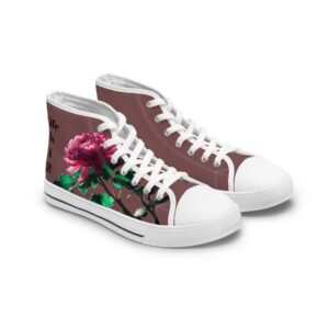 Women's High Top Sneakers (Rosewood)